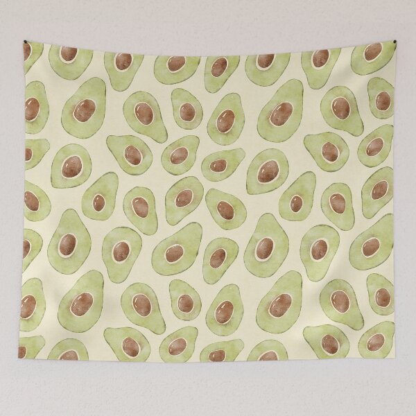 Item preview, Watercolour Avocado Pattern designed and sold by RebeccaFlaherty.