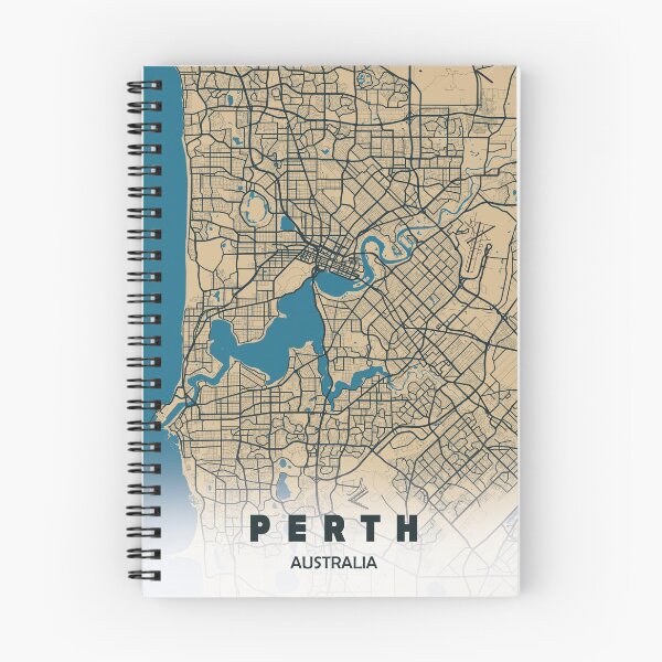 Artikelvorschau, Perth Karte Australien entworfen und verkauft von PostersProf1.