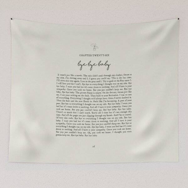 Item preview, Bye Bye Baby Lyrics designed and sold by queseraseraa.
