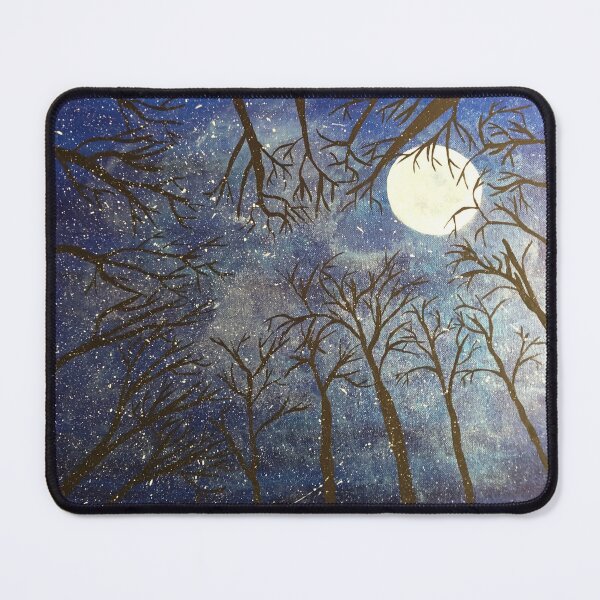 Item preview, Moonlit snowy night  designed and sold by Suzgallery58.
