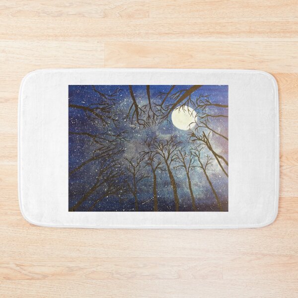 Item preview, Moonlit snowy night  designed and sold by Suzgallery58.