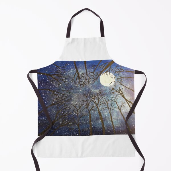 Item preview, Moonlit snowy night  designed and sold by Suzgallery58.