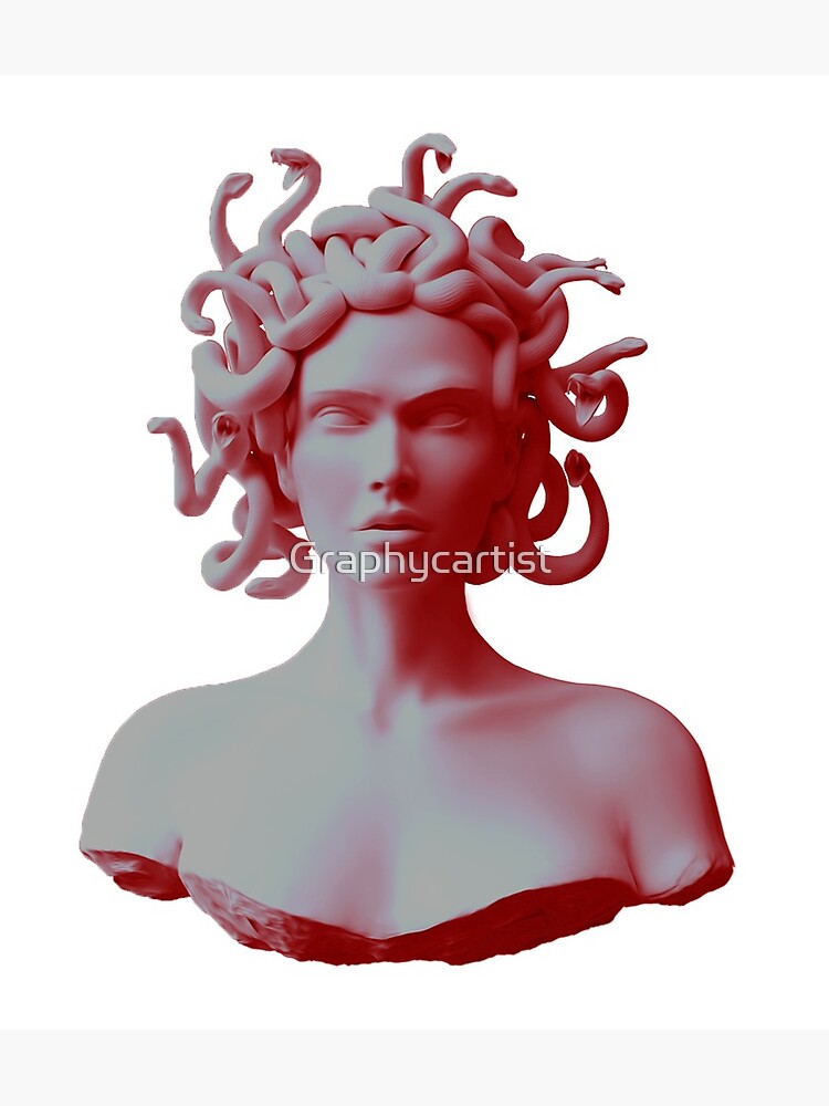 Medusa Gorgongorgonmedusamythologygreek Poster For Sale By Graphycartist Redbubble 