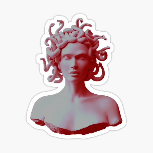  Vinyl Sticker Greek Mythology Woman Medusa Gorgon Mural Decal  Wall Art Decor EH1593 : Handmade Products