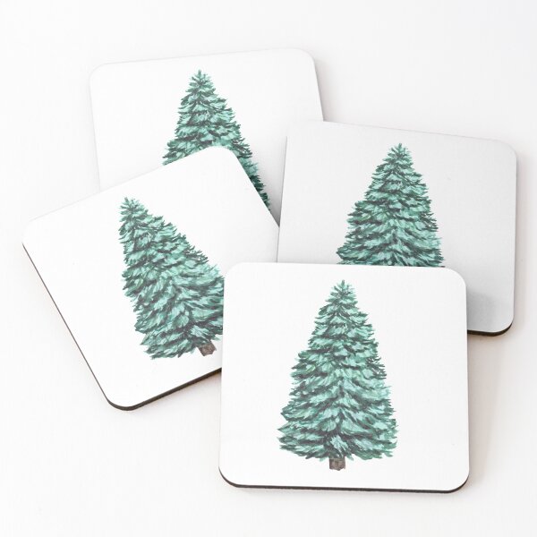Item preview, Pine tree watercolor designed and sold by borodina-ket.