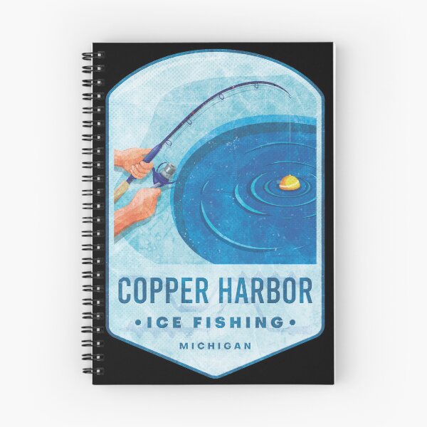Item preview, Copper Harbor Ice Fishing Michigan designed and sold by JordanHolmes.