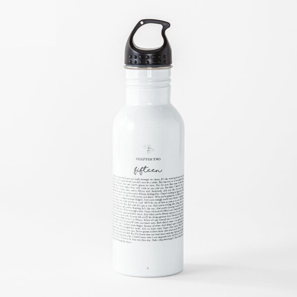 Fifteen Lyrics Water Bottle