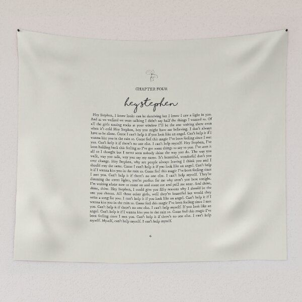 Item preview, Hey Stephen Lyrics designed and sold by queseraseraa.