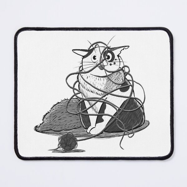 Item preview, Cat playing with string  designed and sold by Celine-Tia.
