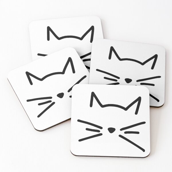 Item preview, cat face designed and sold by jibjaneen.