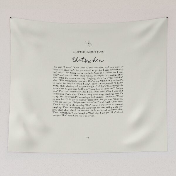 Item preview, Thats When Lyrics designed and sold by queseraseraa.