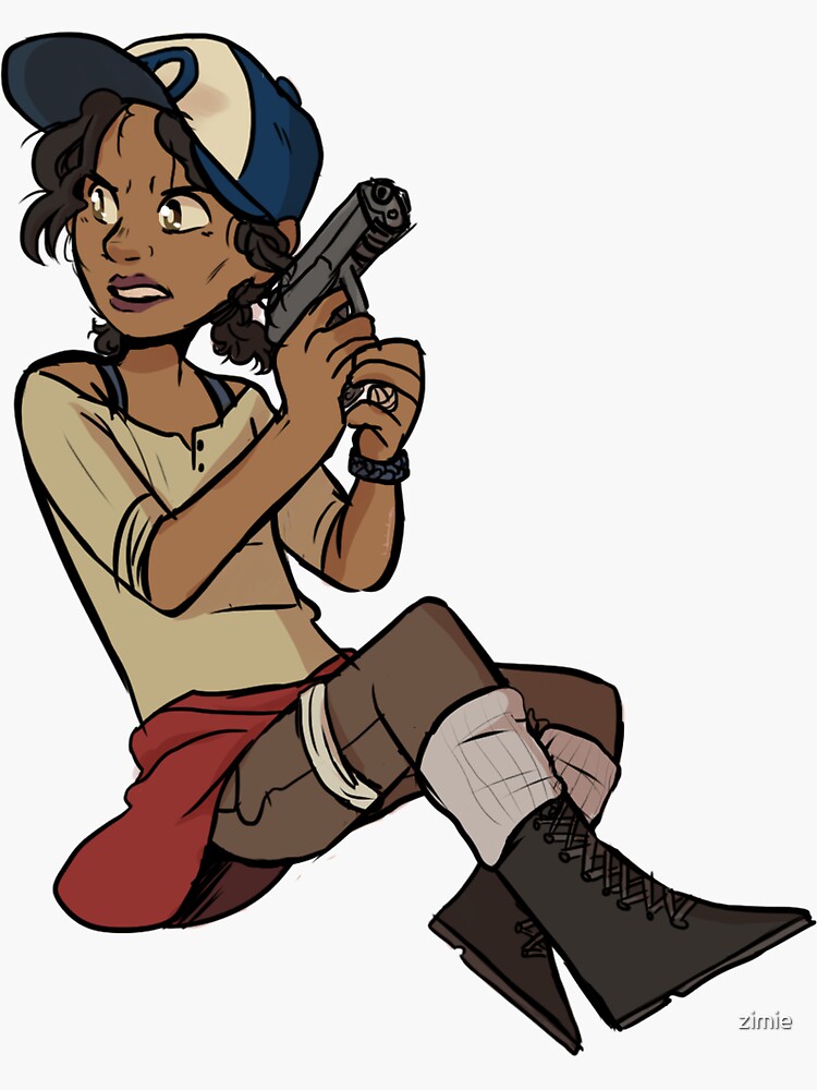 Twdg S3 Clementine Sticker For Sale By Zimie Redbubble