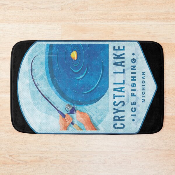 Item preview, Crystal Lake Ice Fishing Michigan designed and sold by JordanHolmes.