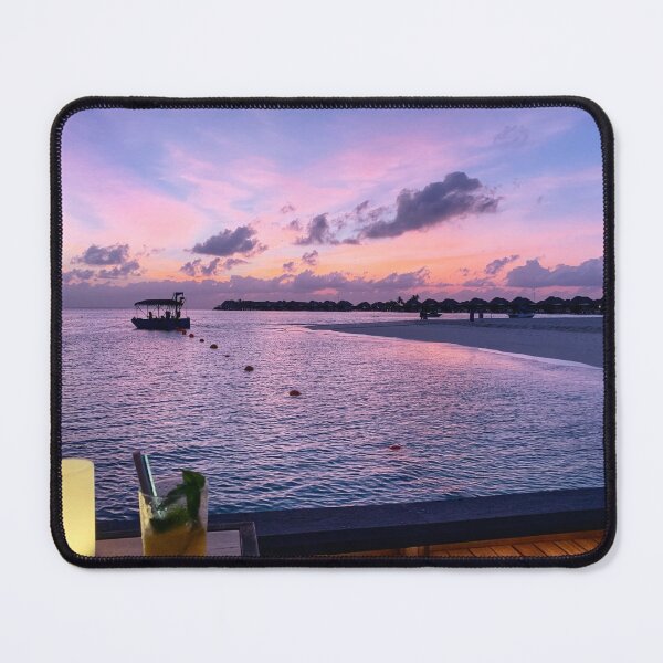 Item preview, Beautiful Maldives Purple Ocean Sunset  designed and sold by newburyboutique.