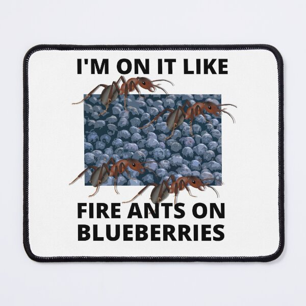Item preview, I'm On It Like Fire Ants On Blueberries Sad Blueberry Posters designed and sold by RGRamsey.