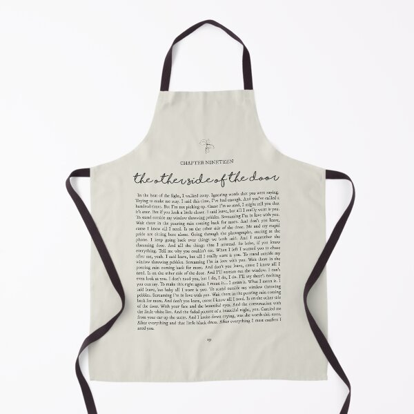 Item preview, The Other Side of the Door Lyrics designed and sold by queseraseraa.