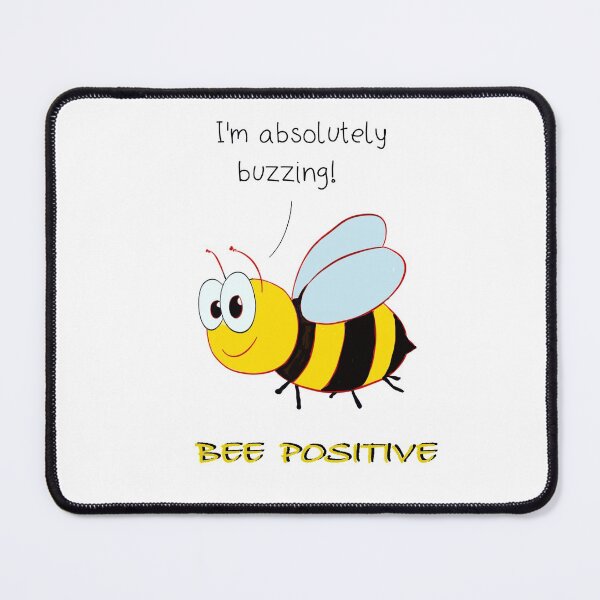 Item preview, Bee Positive: The Optimistic Insect designed and sold by DearCranley.