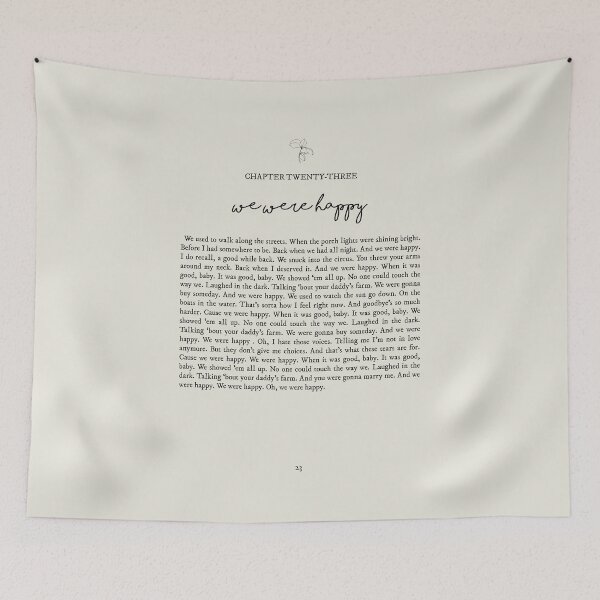 Item preview, We Were Happy Lyrics designed and sold by queseraseraa.