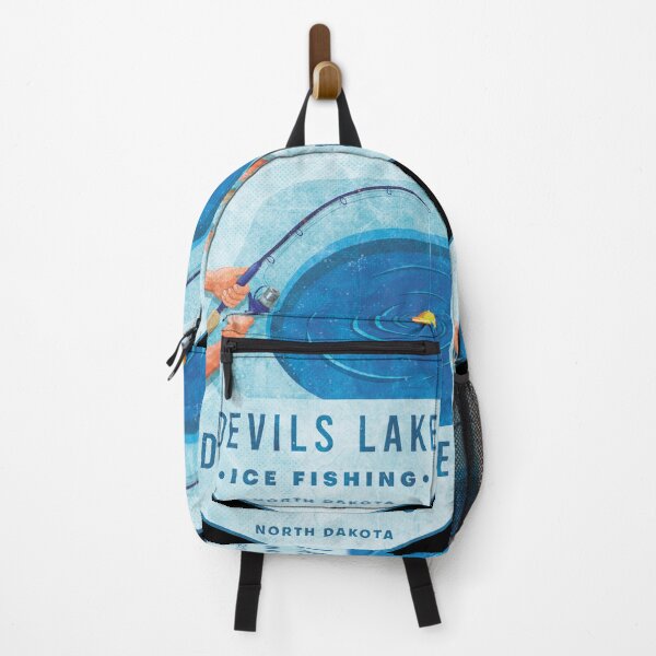Item preview, Devils Lake Ice Fishing North Dakota designed and sold by JordanHolmes.