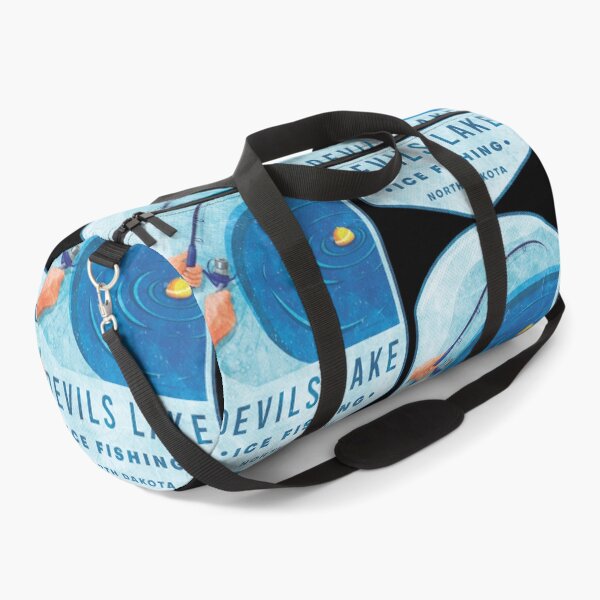 Item preview, Devils Lake Ice Fishing North Dakota designed and sold by JordanHolmes.