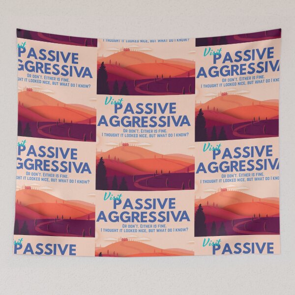 Item preview, Visit Passive Aggressiva designed and sold by baldbird.