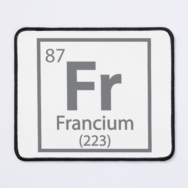Item preview, Francium - French Science designed and sold by TravelScientist.