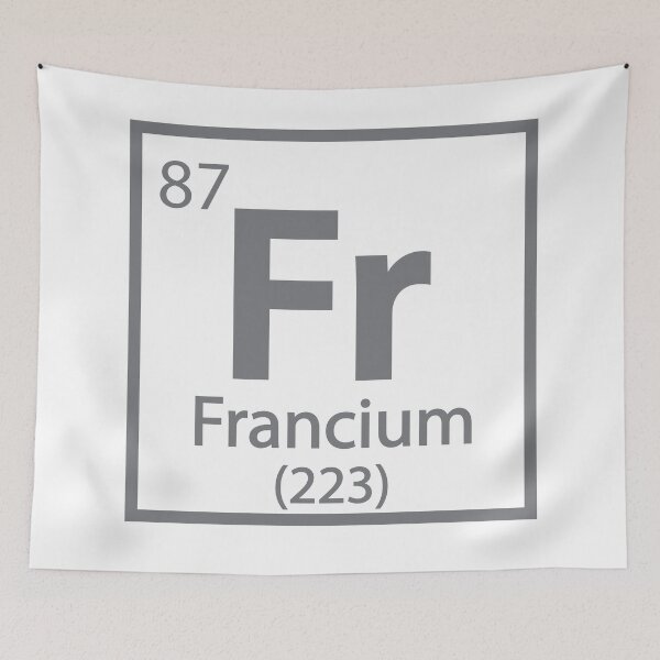 Item preview, Francium - French Science designed and sold by TravelScientist.