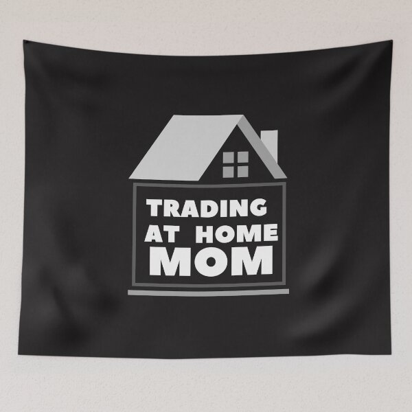 Item preview, Trading at home mom- Funny – Dog lover - Unique gift for stock market, crypto, options trader, forex traders and day traders  designed and sold by TradingTeesKids.