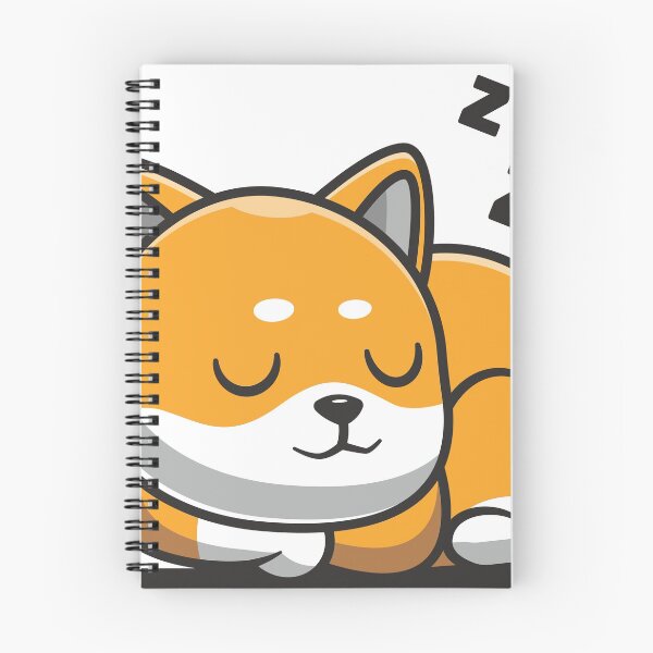 Item preview, Cute shiba inu dog sleeping flat cartoon  designed and sold by COLORS STORE.