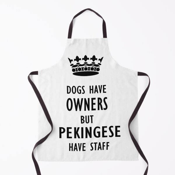 Item preview, Dogs Have Owners But Pekingese Have Staff,Peke,Lion Dog, Pekingese Love, Pekingese Silhouette Gift, Peke Lover, Pekingese Owner designed and sold by LusterCraft.