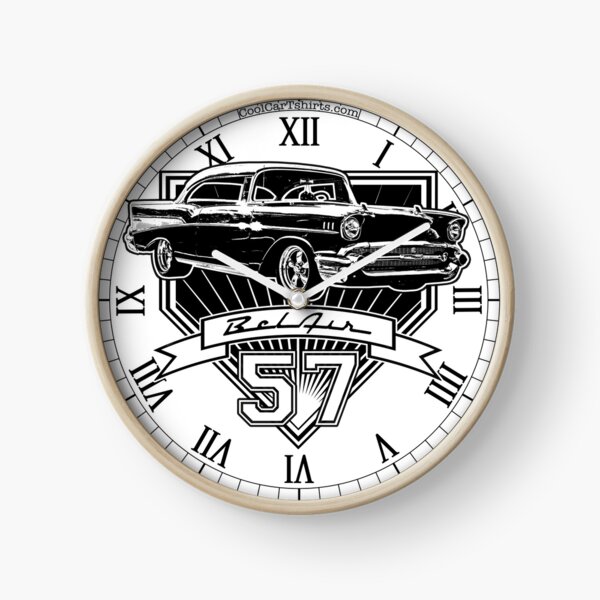 57 Chevy Belair Clock