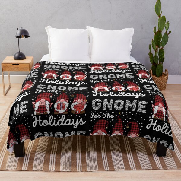 Item preview, Gnome For The Holidays Buffalo Plaid Christmas Gnomes designed and sold by GravitiTees.
