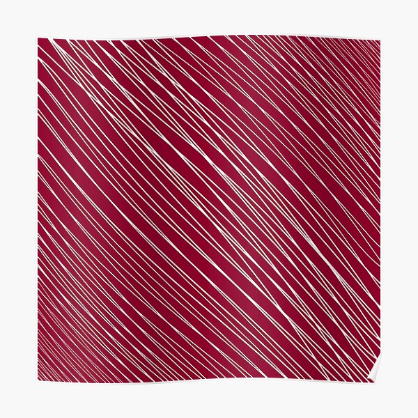 Striped-pattern, red, white, simple, minimal, minimalist, lined-pattern,  stripe, modern, trendy, basic, digital, pattern, abstract, lines, line,  line-art, jewel-color, Tote Bag by PrintedDreams