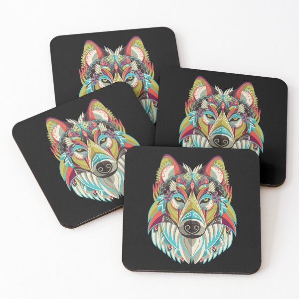 Artikelvorschau, Wolf Zentangle entworfen und verkauft von Hartics.