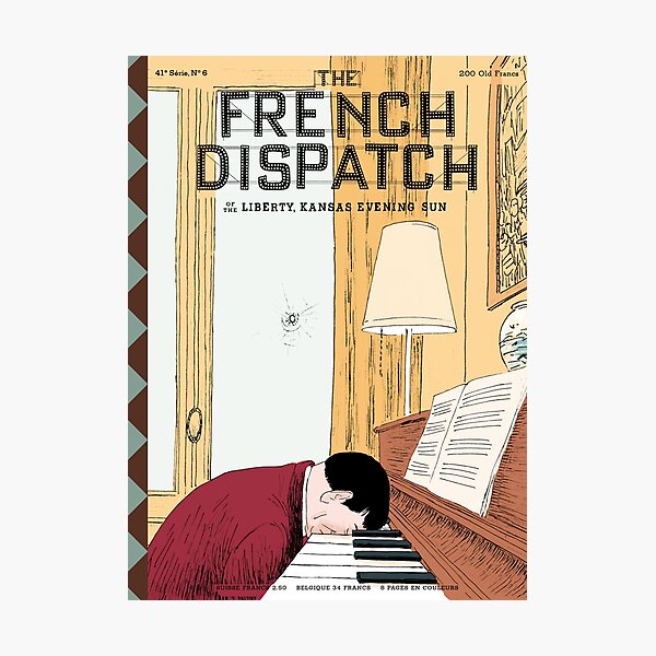 The French Dispatch Piano Photographic Print