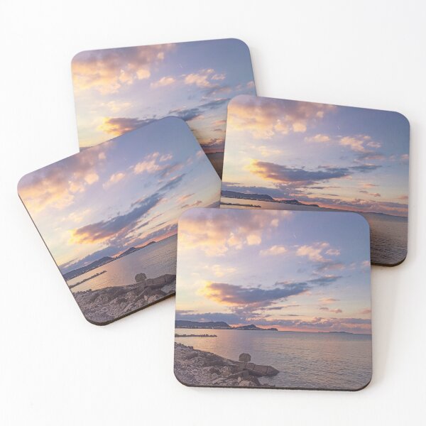 Item preview, Corfu  Sunset   Pink Sky At Night designed and sold by nickbrayimages.