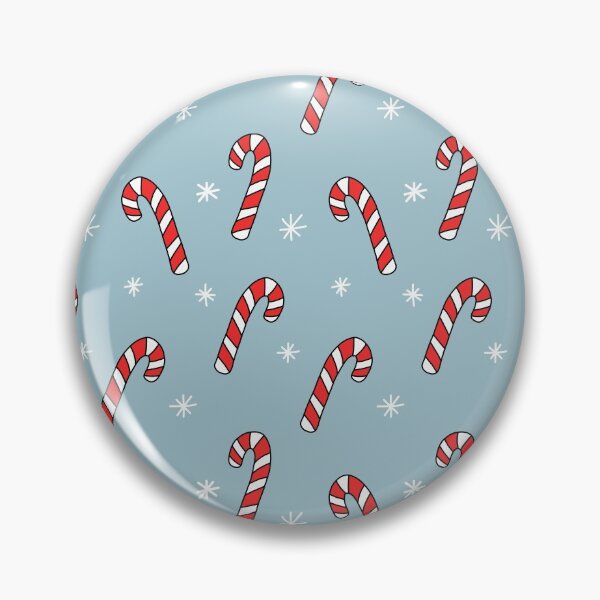Item preview, Candy Cane Pattern (light blue) designed and sold by Design Minds Boutique.