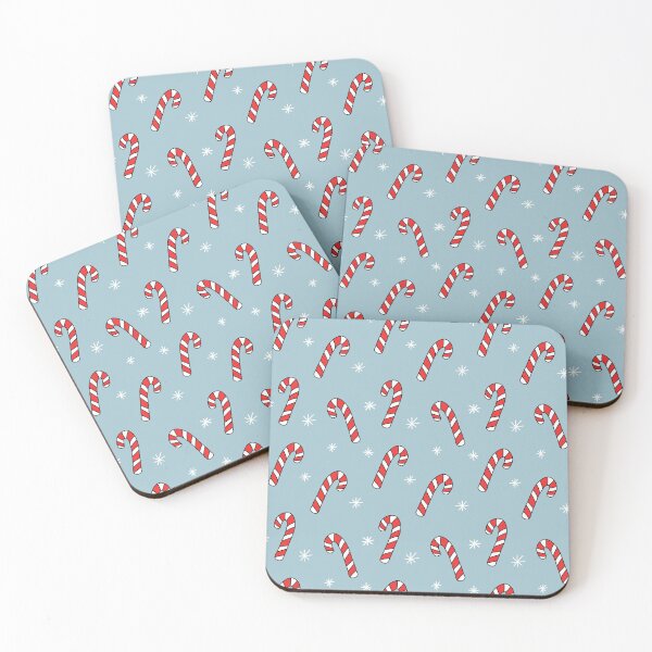Item preview, Candy Cane Pattern (light blue) designed and sold by Design Minds Boutique.
