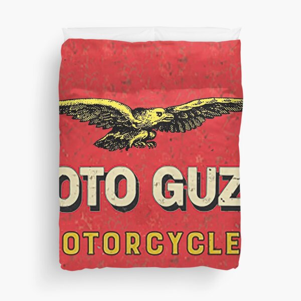 Emblème de moto Vintage Moto Guzzi Housse de couette