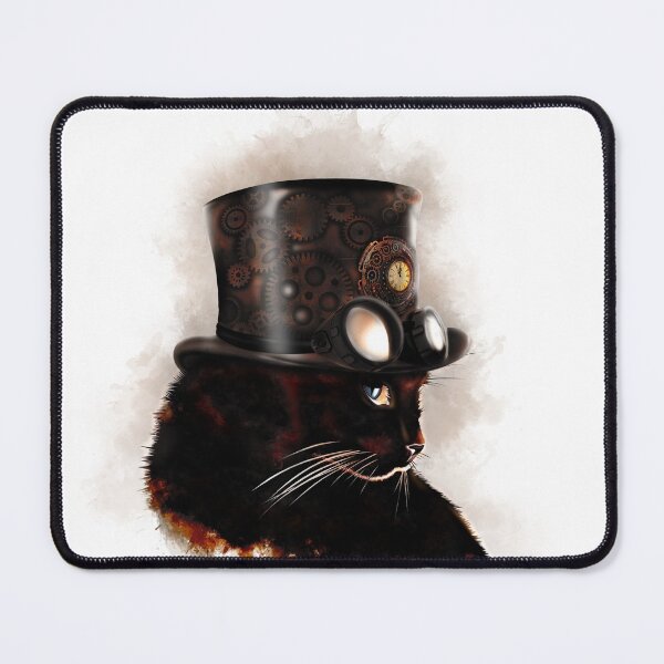 Item preview, Steampunk Cat designed and sold by Chrystelle Hubert.