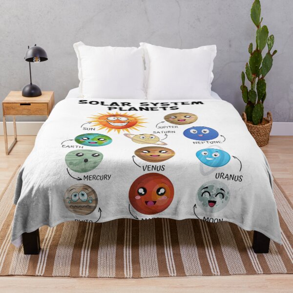 Item preview, Educational Learning planets Solar system nursery print designed and sold by AllboutTeesigns.