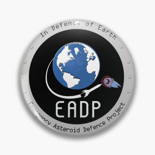 Item preview, Emergency Asteroid Defence Project Logo designed and sold by Nikki SpaceStuffPlus.