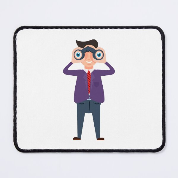 Item preview, Man looking through binoculars and smiling designed and sold by KARTICK DUTTA.
