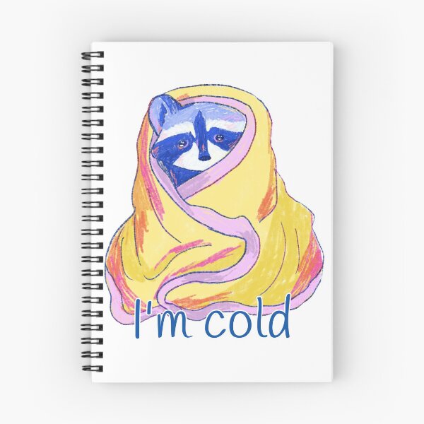 Item preview, cute raccoon in blanket designed and sold by Mayarart.