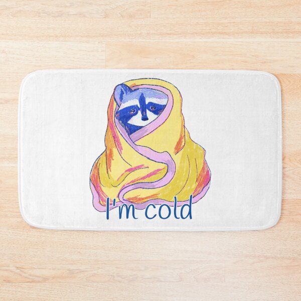 Item preview, cute raccoon in blanket designed and sold by Mayarart.