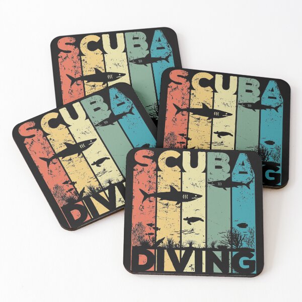 Item preview, Scuba Diving (retro underwater scenery) designed and sold by StudioAquaLumos.