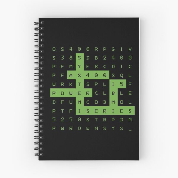 Item preview, AS400 Names Crossword (Transparent) designed and sold by Koohiisan.
