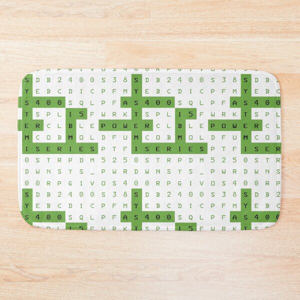 Item preview, AS400 Names Crossword (Transparent) designed and sold by Koohiisan.