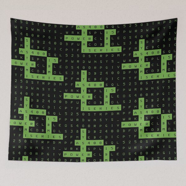 Item preview, AS400 Names Crossword (Transparent) designed and sold by Koohiisan.