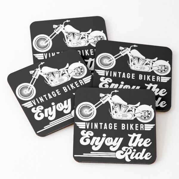 Item preview, Vintage Biker Custom Chopper Motorcycle Rider Enjoy The Ride designed and sold by CharJens.